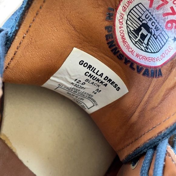 Gorilla USA Black Suede Chukkas